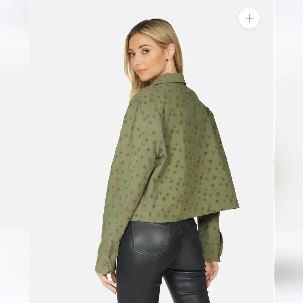 NWOT Michael Lauren Cargo Cropped jacket